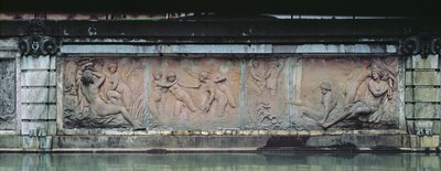 Bathing Nymphs, relief from the Bain des Nymphes, part of the Allee D